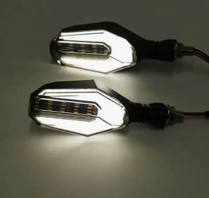 2Pcs Universal Motorbike LED Indicators