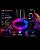 Moon RGB LED Back Light for Honda Bikes with Mobile App Control – Multi Function Color Changing Tail Light | Stylish Fancy Modification Light for Honda 125