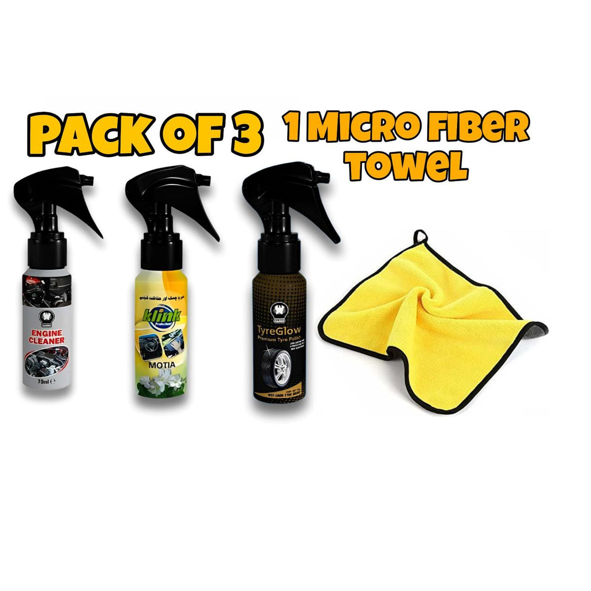 Pack of 3 cleaning deal for bikes