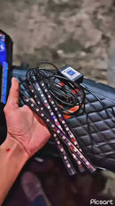 Bluetooth bike app controlled light | Bluetooth Atmosphere light | car interior light for all cars and bikes | app controlled rgb